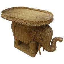 Fantastic Wicker Elephant Table Elephant Table Wicker Elephant Wicker