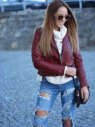 Best Faux Leather Moto Jackets Under 50 Fashion Wanderer Burgundy Leather Jacket Outfit Burgundy Leather Jacket Burgundy Jacket Outfit