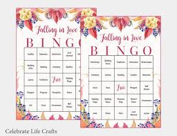 User has a whole lot flexibility from the printing approach. 100 Falling In Love Wedding Bingo Cards Fall Bridal Shower Bingo Game Prefilled Printable Download Autumn Fall Wedding Theme Br1006 By Celebrate Life Crafts Catch My Party