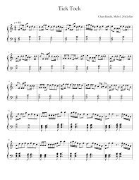 Únete a millones de espectadores que descubren nuevo contenido y creadores de videos en tiktok, disponible en la web y en dispositivos móviles. Tick Tock Clean Bandit Mabel 24kgoldn Sheet Music For Piano Solo Musescore Com