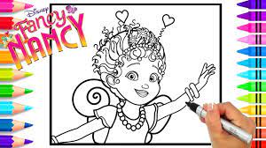Maybe you would like to learn more about one of these? How To Draw Disney Junior S Fancy Nancy Fancy Nancy Coloring Page For Kids Learn To Draw Youtube
