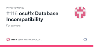 Installation or account, it does not support osu!'s online features and ranking system and lacks some gameplay elements from the main game such as health. Osu Fx Database Incompatibility Issue 116 Mckay42 Mcosu Github