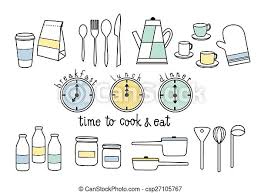 We had (have) lunch together yesterday. Time To Cook And Eat Breakfast Lunch Dinner Canstock
