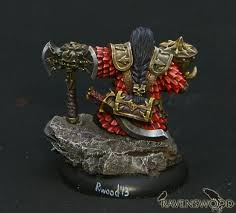 Bezhukk The Immortal A Dwarf Mercenary Box Art Box Art Fantasy Miniatures Warhammer Fantasy Battle