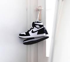 Air Jordan 1 Retro High Og Twist Black And White Pin On Shoes