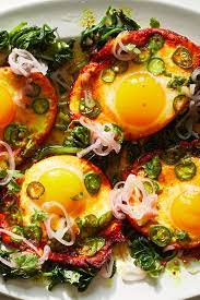 Turmeric Fried Eggs With Tamarind And Pickled Shallots Recipe Recipe In 2021 Tasty Dishes Shallot Recipes Recipes