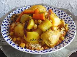 Couscous Tunisien Bien Releve Et Bien Piquant Couscous Tunisien Couscous Couscous Poulet
