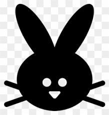 Easter bunny head silhouette clip art. Cute Bunny Head Vector Silhouette Tete De Lapin Free Transparent Png Clipart Images Download