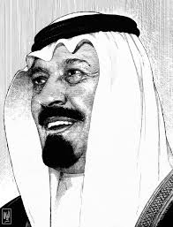 king abdullah king abdullah oil painting ksa saudi arabia