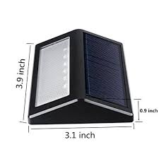 Solar Lights Outdoor Solar Powered Step Lights Wireless Waterproof Led Outdoor Security Lamps Lighting