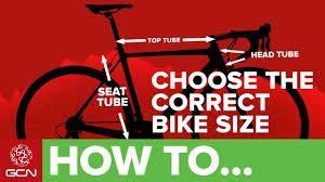 how to choose the correct size of road bike frame