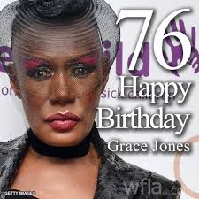 Happy Birthday to Grace Jones. Turning 77 today. ⚔️🖤