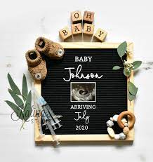 Ivf Letterboard Pregnancy Announcement For Social Media And Printable Kalina S Studio