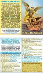Novena To St Michael Novena St Michael Prayer St Michael Novena