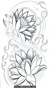 Water Lily Drawings For Tattoos Water Lily Outline Http Tattoospedia Com Flower Tattoos 22 Japanese Flower Tattoo Lotus Flower Tattoo Design Lilies Drawing
