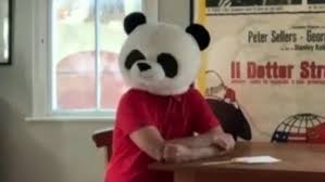 Панда на сцене маски довела регину тодоренко до слез! Bill Murray Wears A Panda Mask In Tv Interview With Ellen Degeneres Nine Com Au