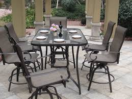 7pc Santa Monica Outdoor Patio Bar Dining Set Outdoor Patio Bar Bar Height Patio Set Patio Bar Set