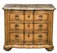 The sleek bed features a high straight headboard and low profile platform style frame upholstered in a dark brown faux leather while the tapered feet are finished in a dark walnut along with the rest of the matching pieces in this set. 12 Best Marble Top Nightstands Ideas Marble Top Nightstand Furniture