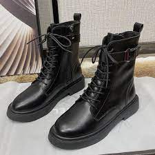 A wide variety of black booty options are available to you, such as midsole material. Hot Women S Winter Ankle Black Boots Woman Lace Up Booties Women Short Boot Fashion Ladies Shoes Woman Zip Round Toe Ankle Boots Aliexpress