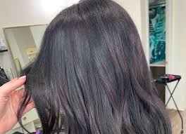 For example, violet is great at counteracting yellow tones in light blonde hues. 25 Dark Purple Hair Color Ideas