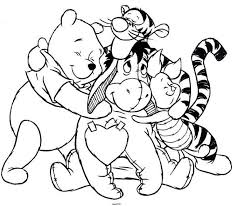 Coloring pages for kids new year 2013 free5321. 8 Fabuleux Coloriage Winnie Photos Cartoon Coloring Pages Bear Coloring Pages Cute Winnie The Pooh