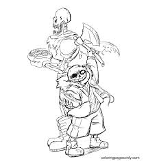Customize the letters by coloring with markers or pencils. Papyrus And Sans Free Printable Coloring Pages Papyrus Coloring Pages Coloring Pages For Kids And Adults
