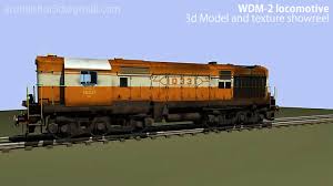 Eurorunner® and sibas® are registered trademarks of siemens ag. 3d Diesel Locomotive Class Wdm 2 Showreel By Arun Kishor Youtube