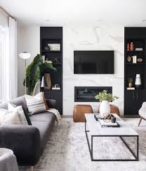 Warning These 10 Black And White Living Room Ideas Are Downright Intoxicating Hunker Modern Living Room Interior Living Room White Living Room Design Modern