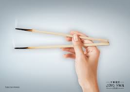 Jong Hwa Chinese Restaurant Chopsticks Restaurant Ad Restaurant Advertising Creative Advertising