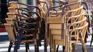 Belleze metal chairs steel high back counter. Seat Seating Gastronomy Chairs Robust Weatherproof Schonwetter Chair In A Row Stack Pxfuel