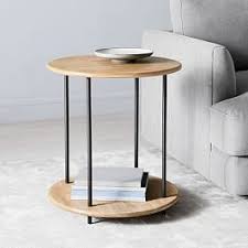 Industrial Storage Side Table West Elm In 2020 Side Table Wood Side Table White Side Tables