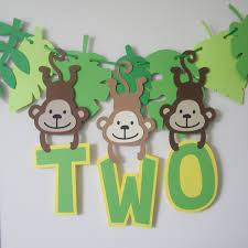 Here are a list of ideas that and supplies that can be used for your party. Monkey Banner Two Banner Jungle Theme Monkey Birthday Animal Party Decorations Safari Zoo Theme Monkey Birthday Parties Monkey Theme Birthday Zoo Birthday Party