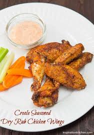 creole seasoned dry rub en wings