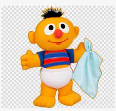 Download Playskool Sesame Street Baby Sniffles Ernie Baby Ernie Sesame Street Png Image Transparent Png Free Download On Seekpng