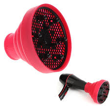 1pcs Red Silicone Styling Tool Hair Color Care Makeup Folding Hair Dryer Diffuser For Hair Dryer Blower Caring For Colored Hair Hair Dryer Diffuser Hair Blower