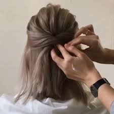 Hairstyle Video Short Hair Updo Medium Hair Styles Hair Upstyles