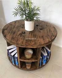 Como Utlizar Tus Bobinas De Madera Correctamente Ideas Perfectas Tables En Palettes De Bois Artisanat En Bois Meuble Bois Recycle