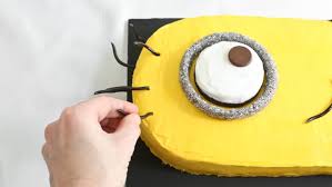 How to make a minion cake by cakes stepbystep more kids cakes: Minion Sheet Cake Bettycrocker Com