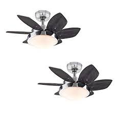 A wide variety of 24 inch ceiling fan options are available to you, such as power source, material, and warranty. Ciata Lighting 24 Inch Quince Ceiling Fan With Led Light Fixture 2 Pack Ebay