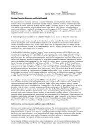 Im writing a position paper and my topic is proverty. Position Paper For Economic And Social Council I Munol