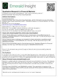 Pdf Information Sources And Trading Behavior Does Investor Personality Matter