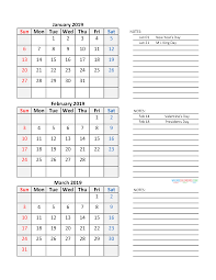 Printable calendar 2020 template slide 2, free 12 months 2020 calendar in powerpoint format. Quarterly Calendar 2019 Printable Calendar Template Free Printable 2021 Monthly Calendar With Holidays