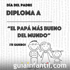 Imágenes del día del padre by glicenial. Diplomas Dia Del Padre Dibujos Para Colorear Con Ninos