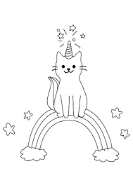 Unicorn Rainbow Coloring Page In 2020 Unicorn Coloring Pages Coloring Pages Mermaid Coloring Pages