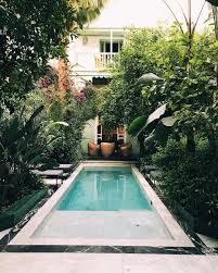 Stylistsown Marrakech Pool Outdoor Garden Exterior Plants Courtyard Patio Design Wanderlust Travel Styl Pool Patio Designs Patio Design Pool Patio