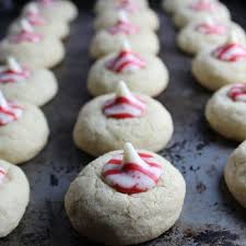 kissed thumbprint sugar cookies
