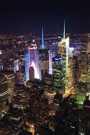 The Empire State Building At Night Empire State Building New York Empire State