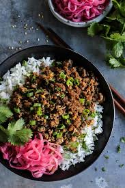 I served the korean beef . Easy Korean Ground Beef Bowl A Farmgirl S Dabbles