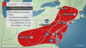 At 2:18 pm edt, a severe thunderstorm was located near cedarville, or near ilion, moving northeast … Over 50 Million At Risk For Severe Weather On Wednesday Accuweather