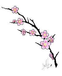 Cherry Blossom Tattoos Designs And Ideas Page 6 Cherry Blossom Drawing Blossom Tattoo Rose Tattoo Design